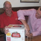 Winner Dave Pickard and Arthur Stokes