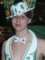 Jade on St Patricks Day