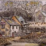 Oak Etching by Michael Bond